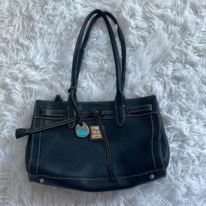 Dooney & Bourke East/West pebble leather tote handbag